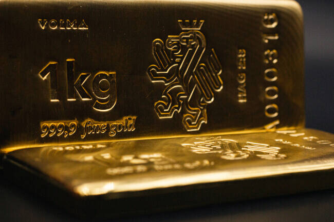 1-kilogram Voima gold bars.